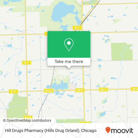 Hill Drugs Pharmacy (Hills Drug Orland) map