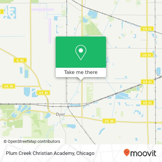 Plum Creek Christian Academy map