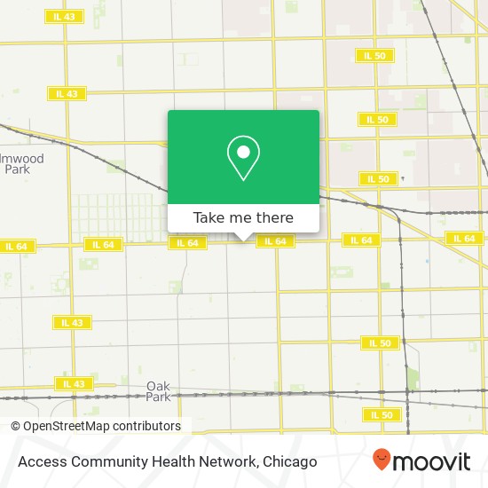 Mapa de Access Community Health Network