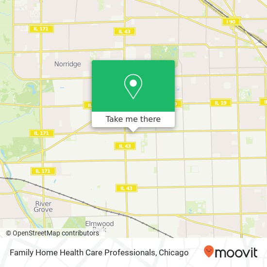 Mapa de Family Home Health Care Professionals