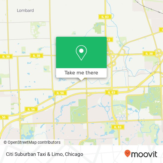 Citi Suburban Taxi & Limo map
