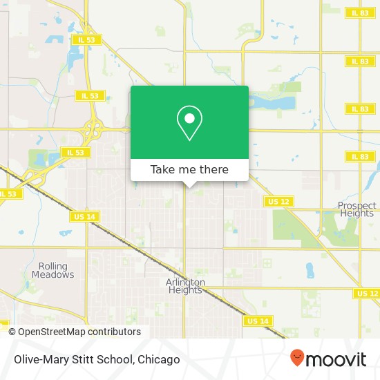 Olive-Mary Stitt School map