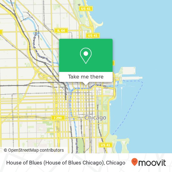 House of Blues map