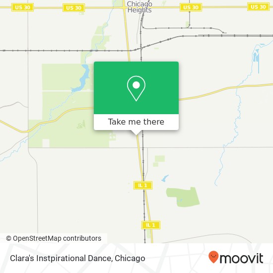 Clara's Instpirational Dance map