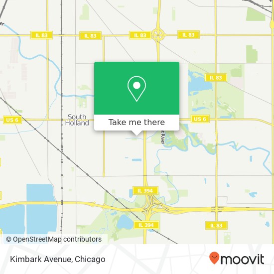 Kimbark Avenue map