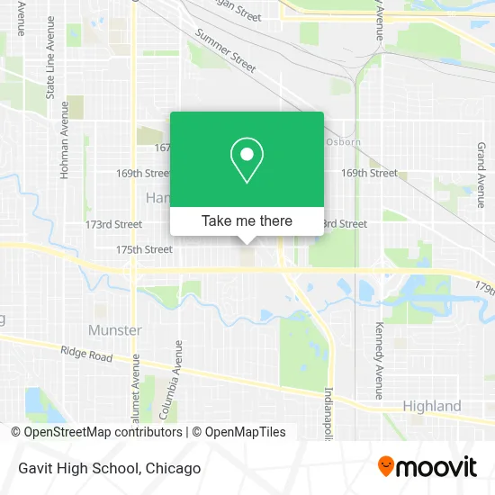 Gavit High School map