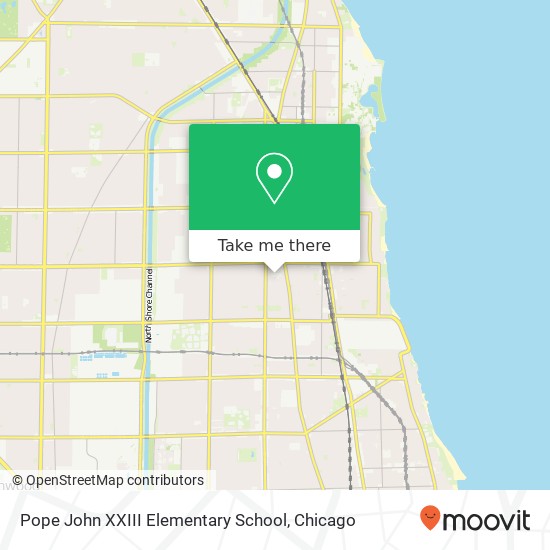 Pope John XXIII Elementary School map