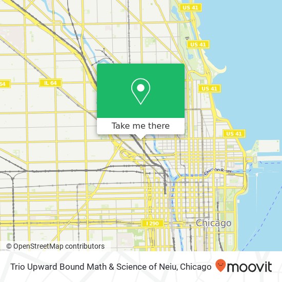 Mapa de Trio Upward Bound Math & Science of Neiu