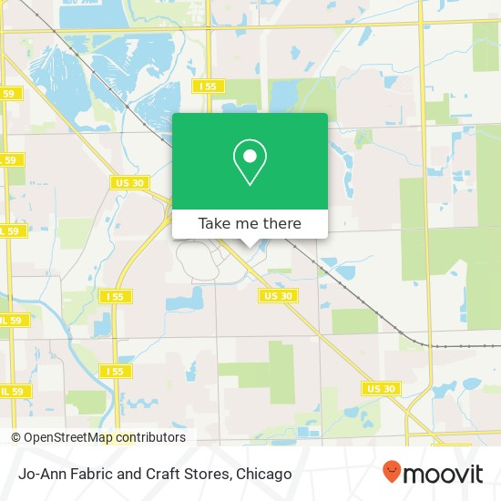 Jo-Ann Fabric and Craft Stores map