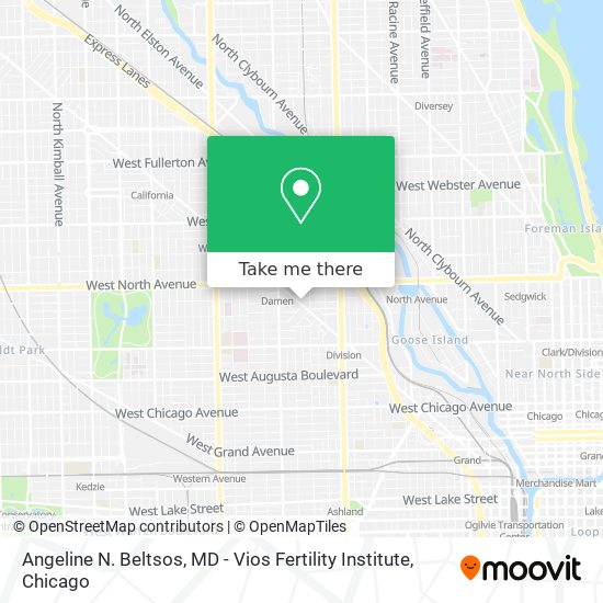 Mapa de Angeline N. Beltsos, MD - Vios Fertility Institute