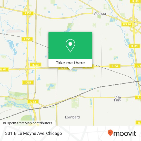 331 E Le Moyne Ave map