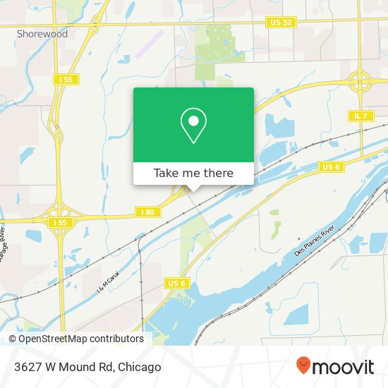 3627 W Mound Rd map