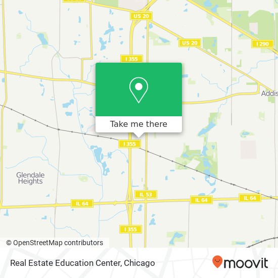 Real Estate Education Center map