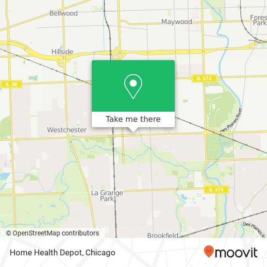 Mapa de Home Health Depot