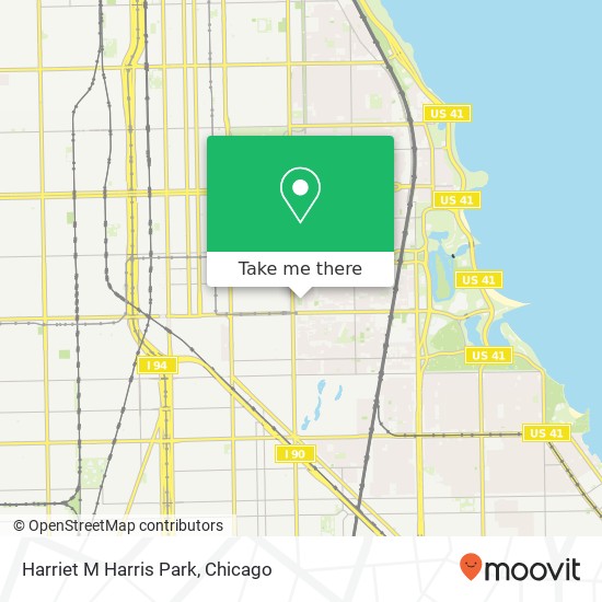 Harriet M Harris Park map