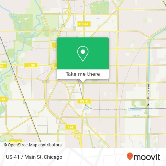 US-41 / Main St map