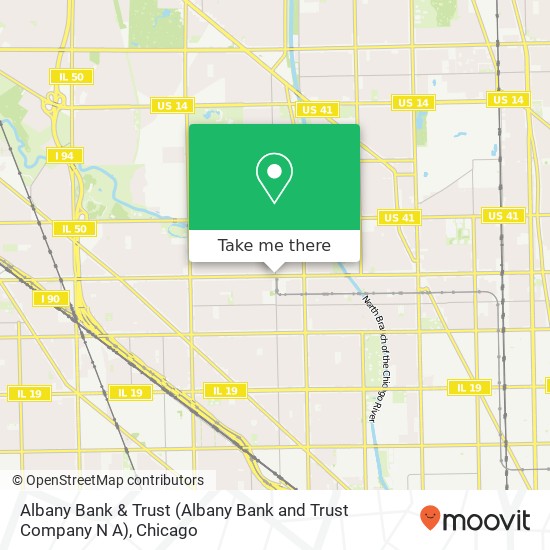 Albany Bank & Trust (Albany Bank and Trust Company N A) map