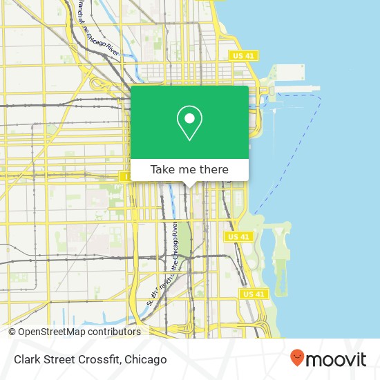 Clark Street Crossfit map