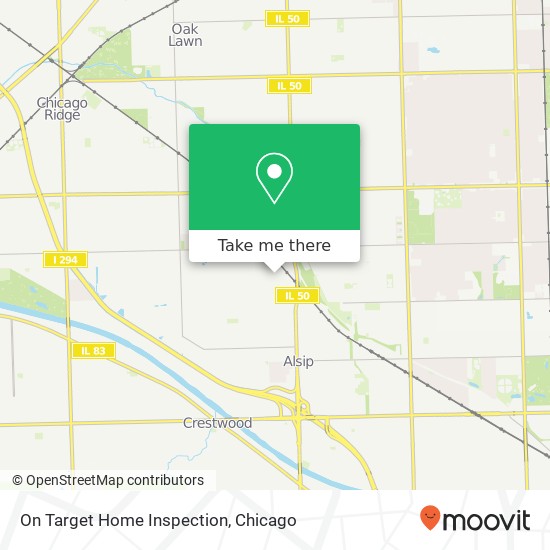 On Target Home Inspection map