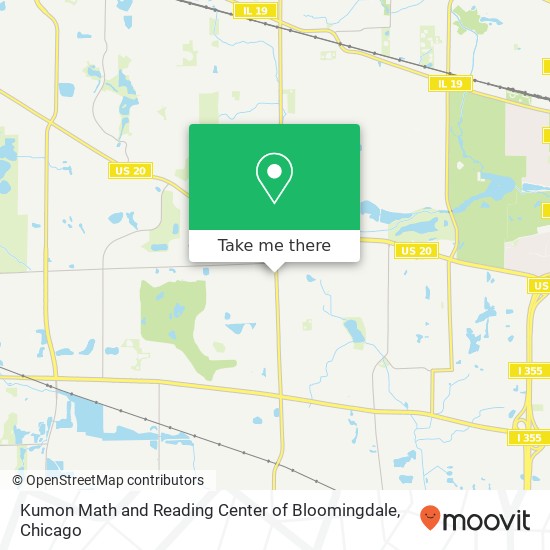 Mapa de Kumon Math and Reading Center of Bloomingdale