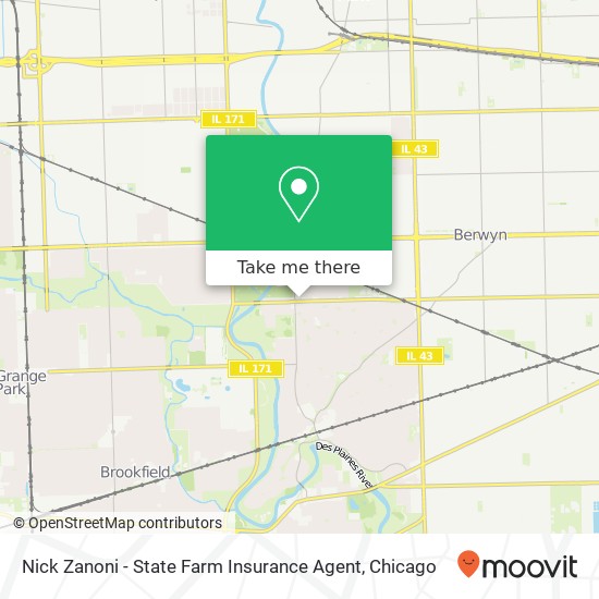 Nick Zanoni - State Farm Insurance Agent map