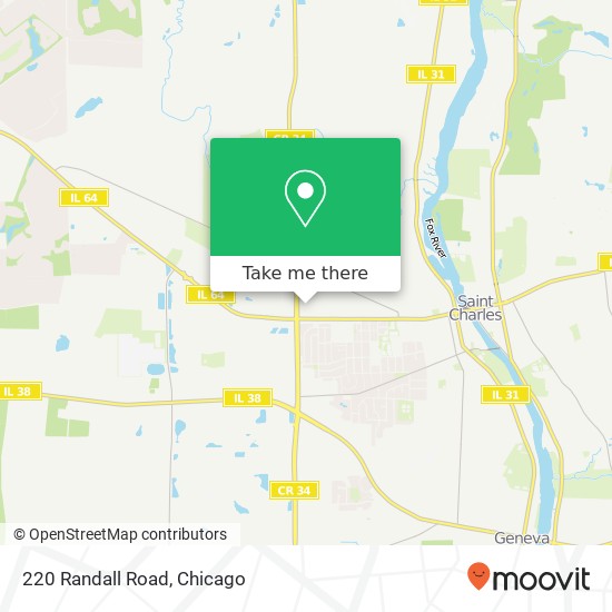 Mapa de 220 Randall Road