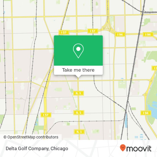 Delta Golf Company map