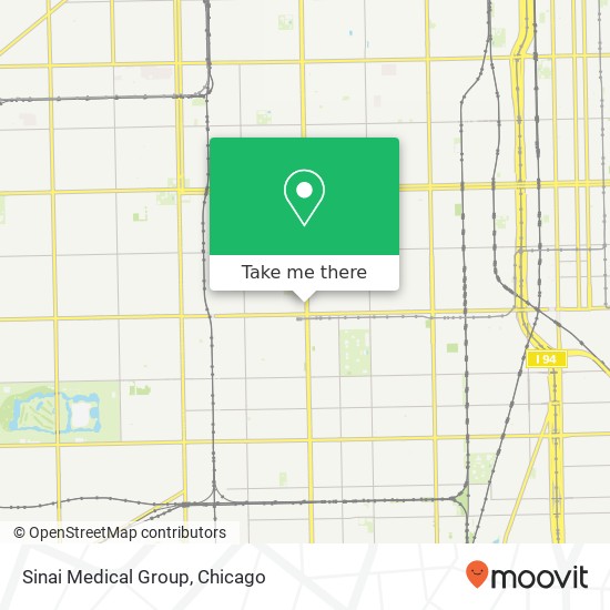 Sinai Medical Group map