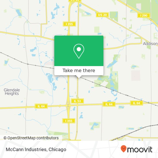 McCann Industries map