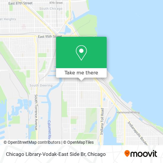 Chicago Library-Vodak-East Side Br map