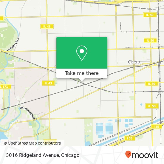 3016 Ridgeland Avenue map
