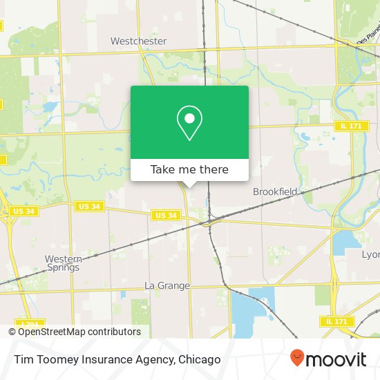 Mapa de Tim Toomey Insurance Agency