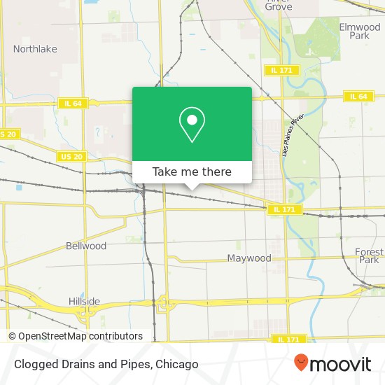 Clogged Drains and Pipes map