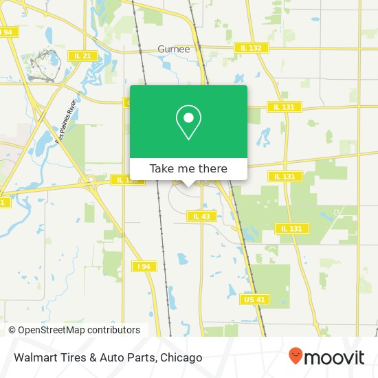 Walmart Tires & Auto Parts map