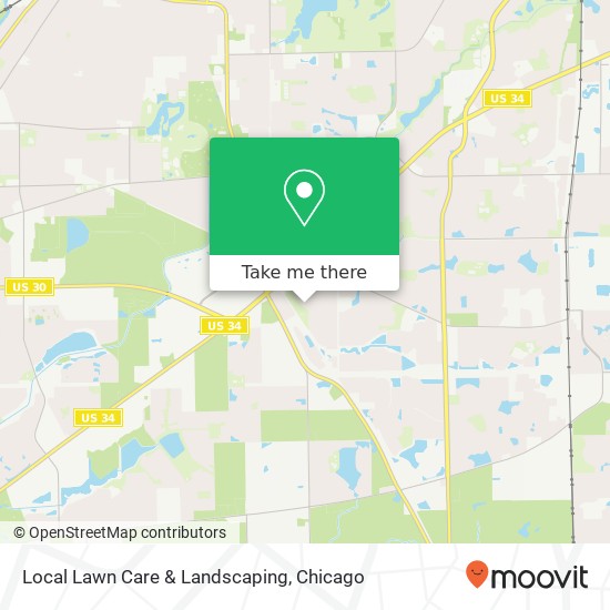 Local Lawn Care & Landscaping map