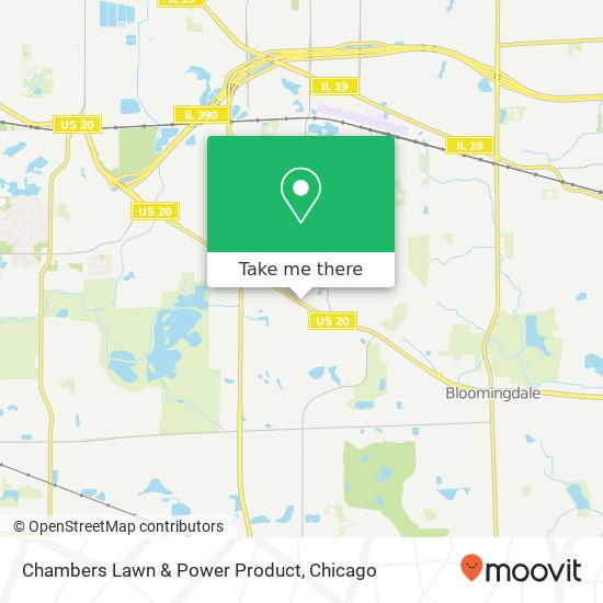 Mapa de Chambers Lawn & Power Product