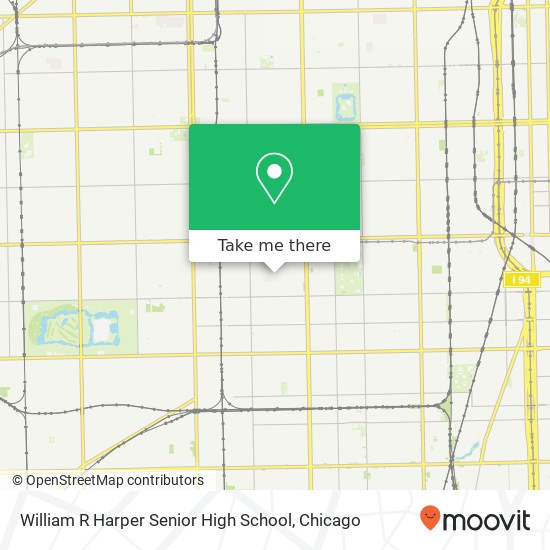 William R Harper Senior High School map