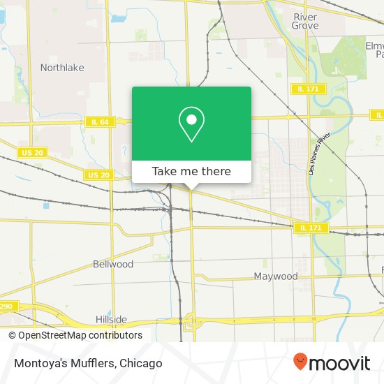 Montoya's Mufflers map
