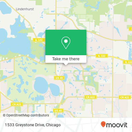 1533 Greystone Drive map