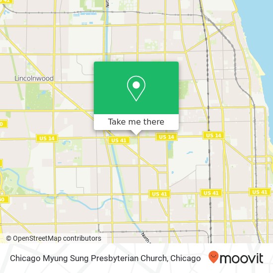 Chicago Myung Sung Presbyterian Church map
