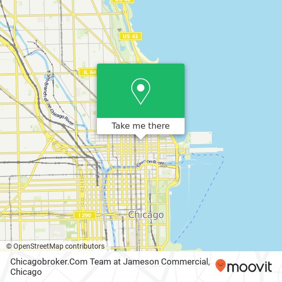 Chicagobroker.Com Team at Jameson Commercial map