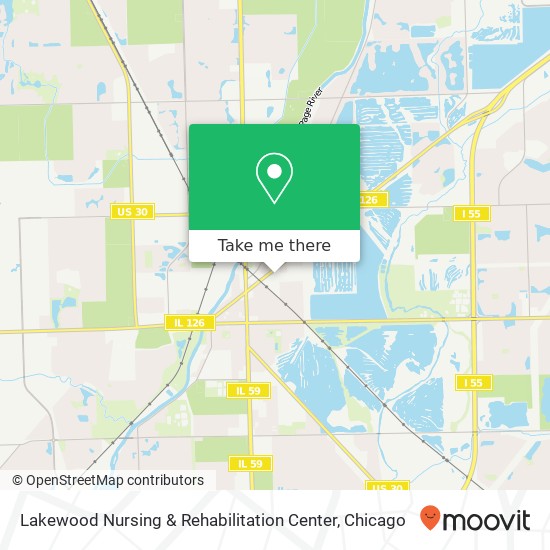 Mapa de Lakewood Nursing & Rehabilitation Center