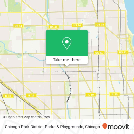 Chicago Park District Parks & Playgrounds map