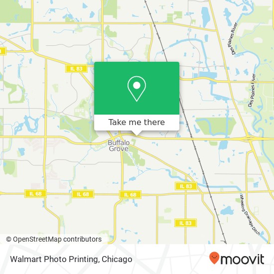 Mapa de Walmart Photo Printing