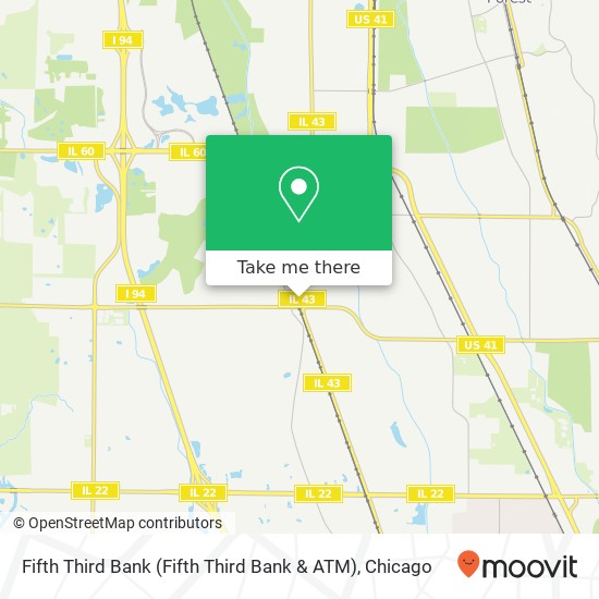 Fifth Third Bank map