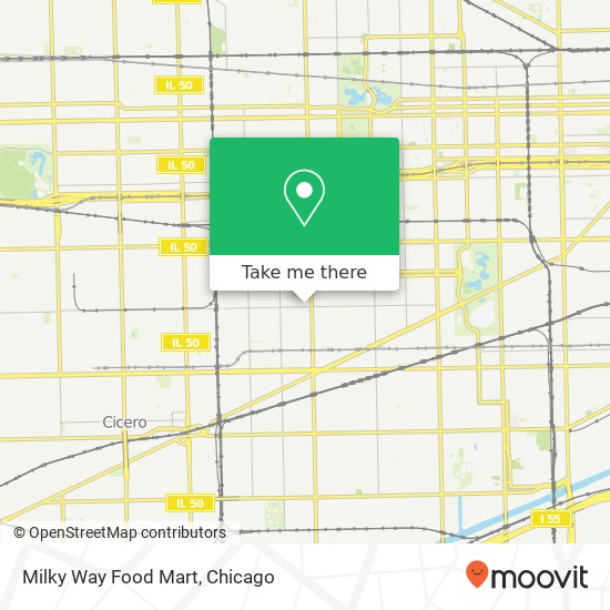 Mapa de Milky Way Food Mart