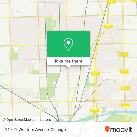 11741 Western Avenue map