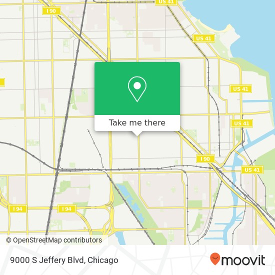 9000 S Jeffery Blvd map