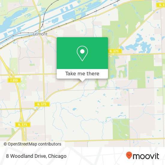 8 Woodland Drive map