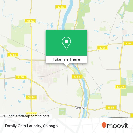 Family Coin Laundry map